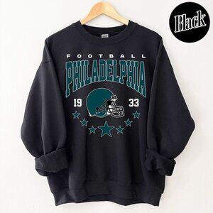Philadelphia Football Retro Style Crewneck Sweatshirt For Fan 166